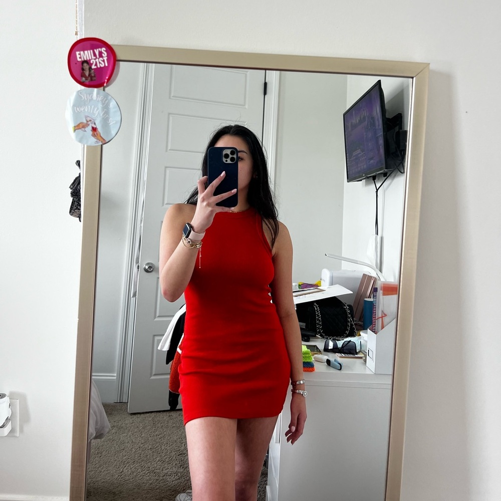 Princess Polly Classic Tank Red Dress